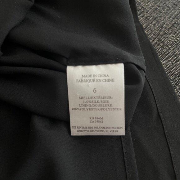 Black Silk Theory Dress - Picture 9 of 9